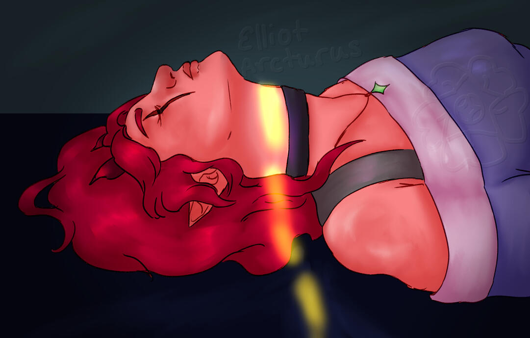 An artfight attack on Pixyletime's Oc